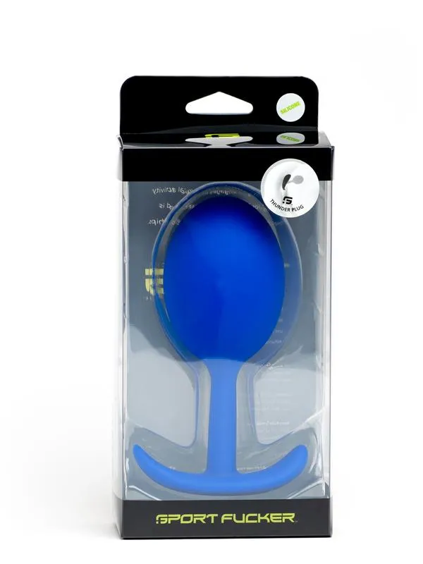 Anal Thunder Plug Large Blue Sport Fucker Anal Thunder Plug Large Blue Sport Fucker