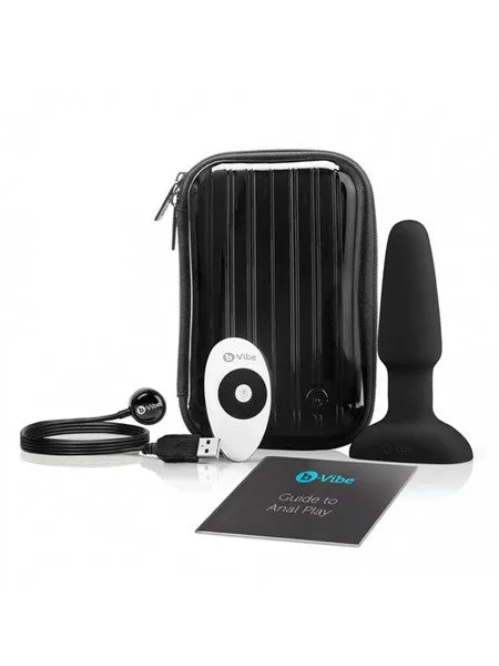 BVibe Anal bVibe USB Rechargeable Rimming Plug Black