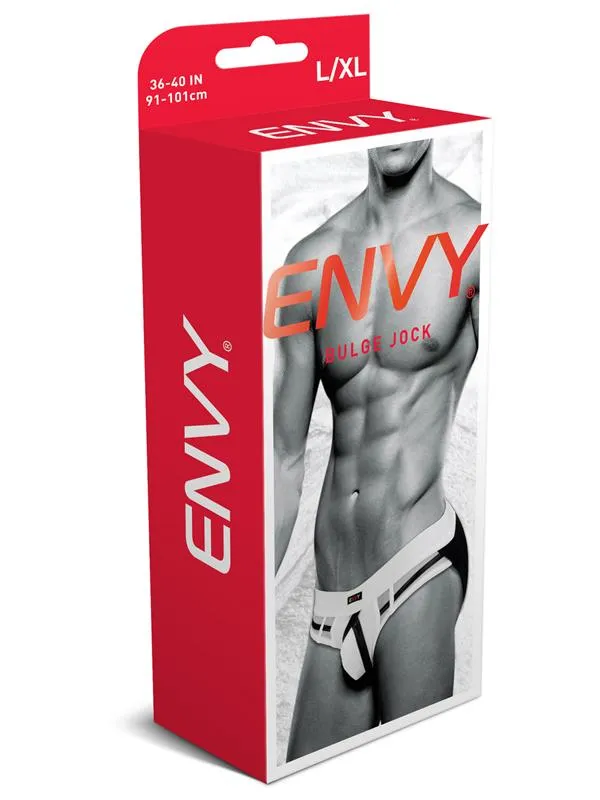 Baci Male Sex Toys Envy Bulge Jock White LXl BX Baci Male Sex Toys Envy Bulge Jock White LXl BX