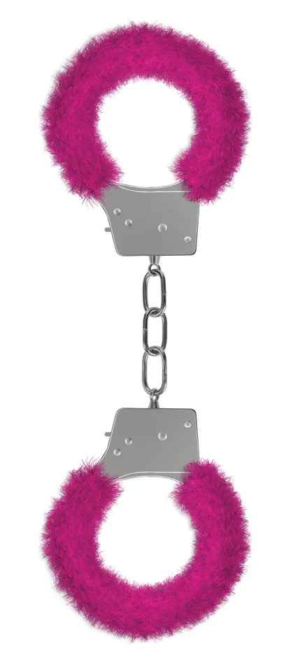 Beginners Furry Handcuffs Pink Shots Ouch Vibrators