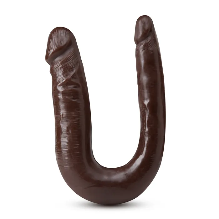 Blush Dildos Dr Skin Mini Double Dong Chocolate
