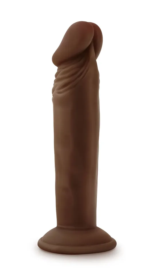 Blush Dr Skin Plus 6 Inch Posable Dildo Chocolate Dildos