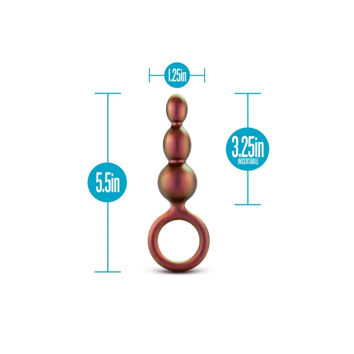 Blush Novelties Anal Anal Adventures Matrix Beaded Loop Butt Plug