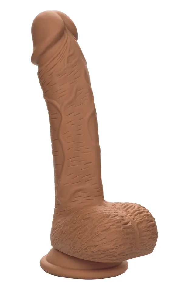 CalExotics Anal Dual Density Silicone Studs 625 Inch Brown