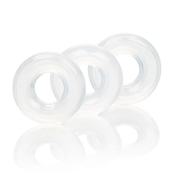 CalExotics Anal Set of 3 Silicone Stacker Rings