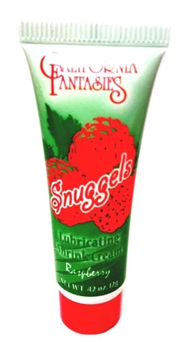 California Fantasies Snuggels Lubricating Shrink Cream Raspberry 042 Oz Tube Each Vibrators