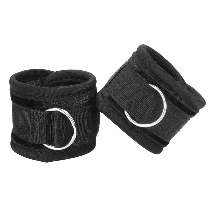Couples Ouch Velvet And Velcro Wrist Cuffs Shots Toys