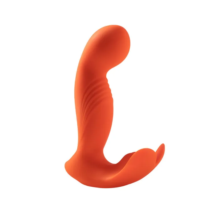 Crave 3 GSpot and Clit Vibrator Orange Honey Play Box Vibrators