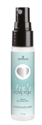 Deeply Love You Throat Relaxing Spray Chocolate Mint 1 Fl Oz Sensuva Vibrators Deeply Love You Throat Relaxing Spray Chocolate Mint 1 Fl Oz Sensuva Vibrators