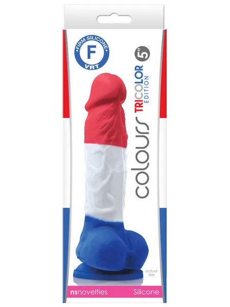 Dildos Colours Pleasures Tricolor 5 in Dildo NS Novelties Dildos Colours Pleasures Tricolor 5 in Dildo NS Novelties