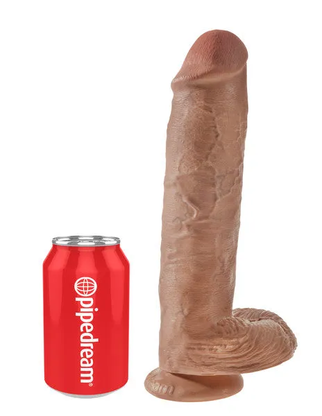 Dildos Pipedream Products King Cock 11 in Cock with Balls Tan