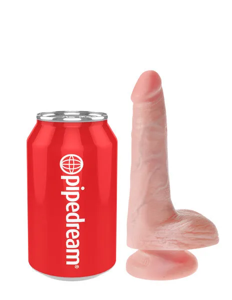 Dildos Pipedream Products King Cock 6 in Cock with Balls Flesh Dildos Pipedream Products King Cock 6 in Cock with Balls Flesh