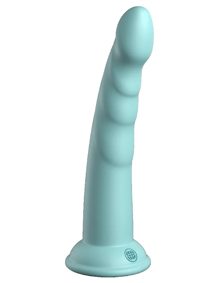 Dillio Platinum Slim Seven 7 Inch Dildo Teal Sale Dildos
