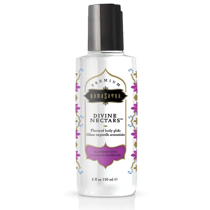 Divine Nectars Flavored Body Glide Raspberry Kiss 5 Fl Oz 150ml Kama Sutra Female Sex Toys Divine Nectars Flavored Body Glide Raspberry Kiss 5 Fl Oz 150ml Kama Sutra Female Sex Toys