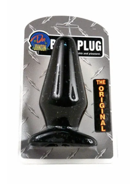 Doc Johnson Anal Butt Plug Black Large