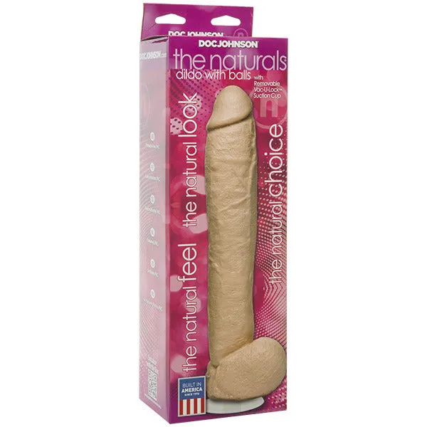 Doc Johnson Dildos The Naturals 12 Inch Dong With Balls Doc Johnson Dildos The Naturals 12 Inch Dong With Balls