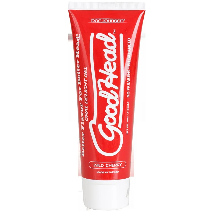 Doc Johnson Enhancers Good Head Oral Delight Gel 4 Oz Wild Cherry