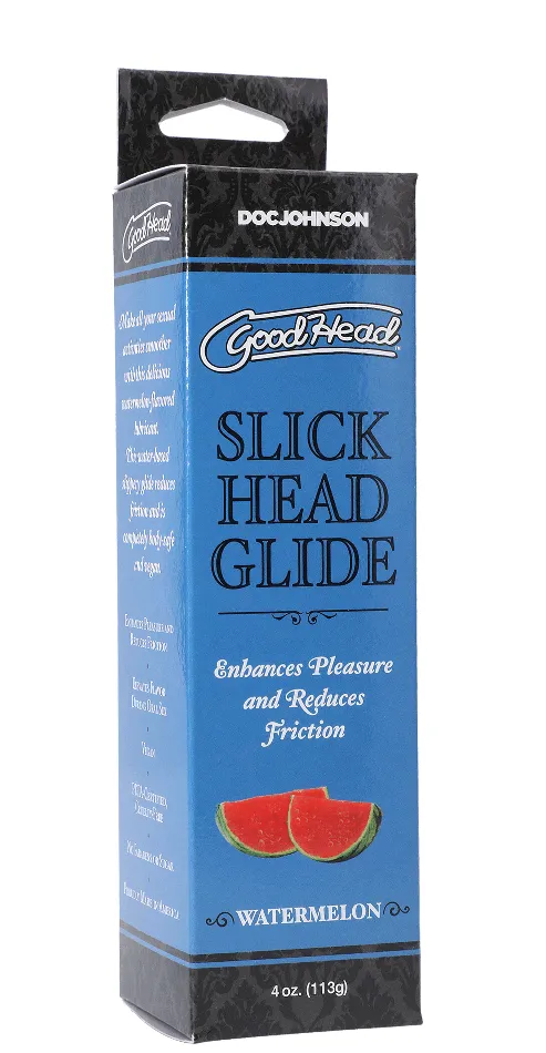 Doc Johnson Goodhead Slick Head Glide Watermelon 4 Oz Male Sex Toys