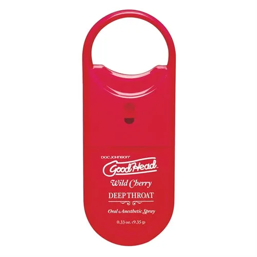 Doc Johnson Goodhead to Go Deep Throat Spray Wild Cherry Anal