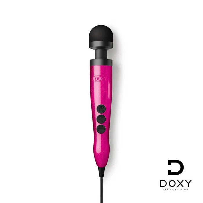 Doxy Wand Massagers Vibrators Doxy Die Cast Wand Massager 3 HOT PINK