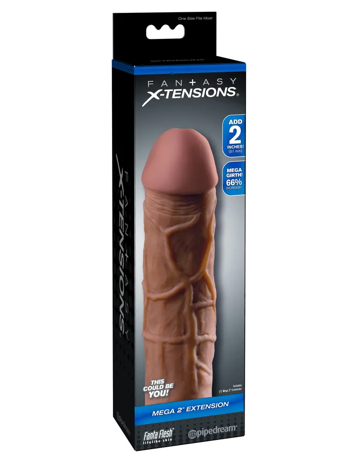 Fantasy XTension Mega 2Inch Extension Brown Pipedream Anal