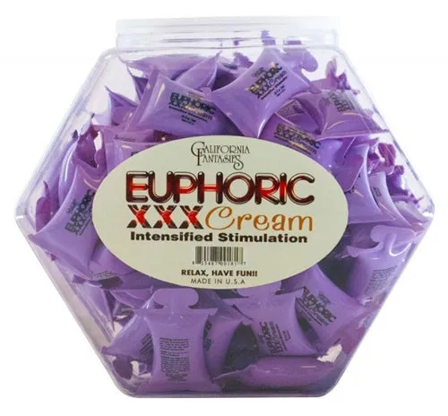Female Sex Toys California Fantasies Euphorix XXX Cream 72 Piece Fishbowl 10 ml Pillows Female Sex Toys California Fantasies Euphorix XXX Cream 72 Piece Fishbowl 10 ml Pillows