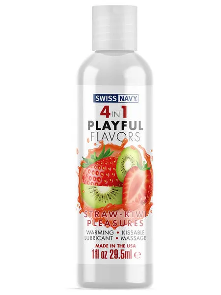 Female Sex Toys Swiss Navy Swiss Navy Playful 4 In 1 StrawberryKiwi Pleasure 1oz295 ml Female Sex Toys Swiss Navy Swiss Navy Playful 4 In 1 StrawberryKiwi Pleasure 1oz295 ml