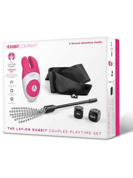 Female Sex Toys The Rabbit Company LayOn Rabbit Tickle and Tease Set