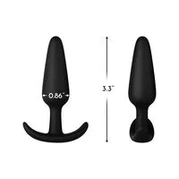 Forto F31 100 SILICONE PLUG BLACK Anal