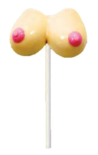 Hott Products Boobie Pops Strawberry Vibrators