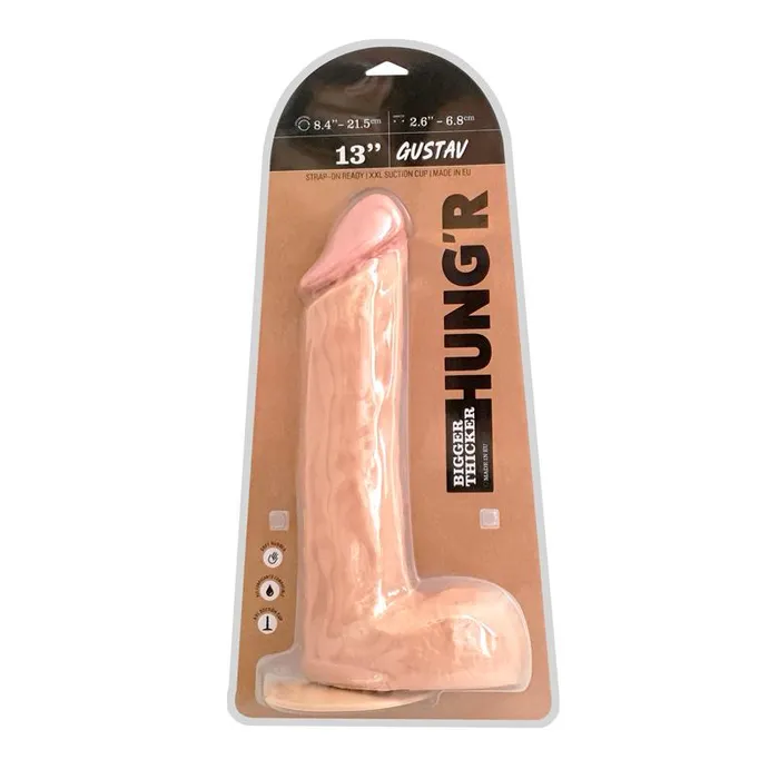 Hungr Dildos HUNGR Gustav Flesh 1300 inch 3300 cm diam 680 cm