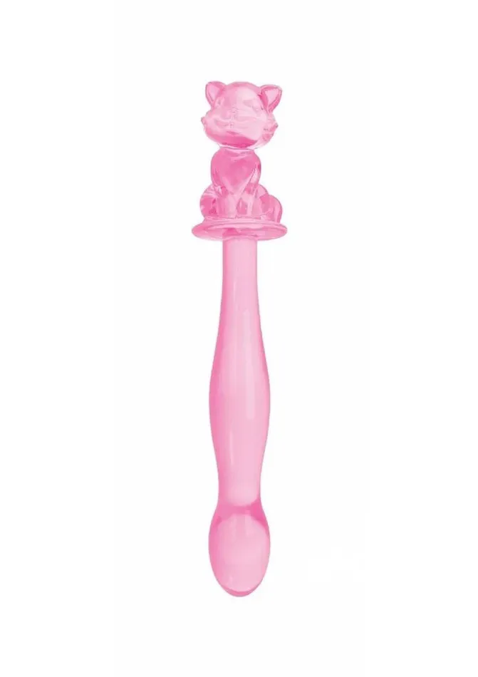 Icon Brands Glass Menagerie Kitty Dildo Pink Dildos