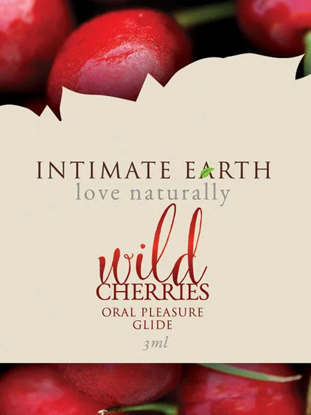 Intimate Earth Vibrators Wild Cherry 3ml Foil