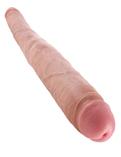 King Cock 16 Inch Tapered Double Dildo Flesh Pipedream Dildos