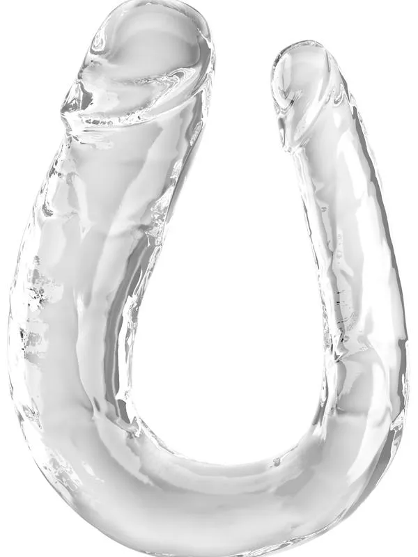 King Cock Clear Large Double Trouble Pipedream Products Dildos