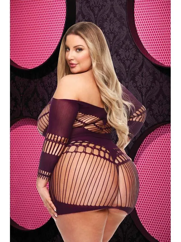Lapdance Lingerie Anal Bling Bling Halter Dress Purple Q ENV Lapdance Lingerie Anal Bling Bling Halter Dress Purple Q ENV
