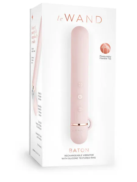 Le Wand Vibrators Le Wand Chrome Baton Rose Gold