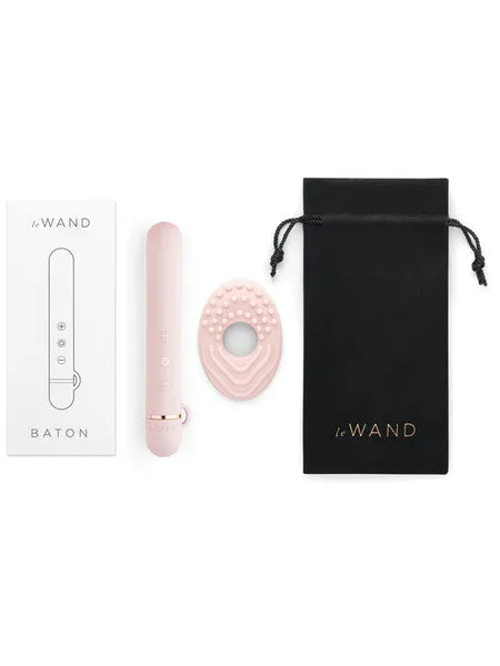 Le Wand Vibrators Le Wand Chrome Baton Rose Gold