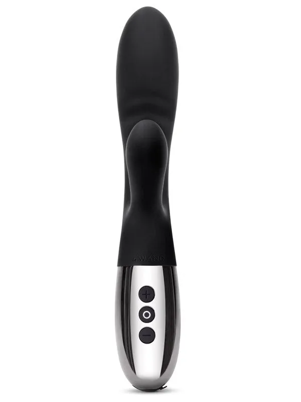 Le Wand Vibrators Le Wand Chrome Blend Black Le Wand Vibrators Le Wand Chrome Blend Black