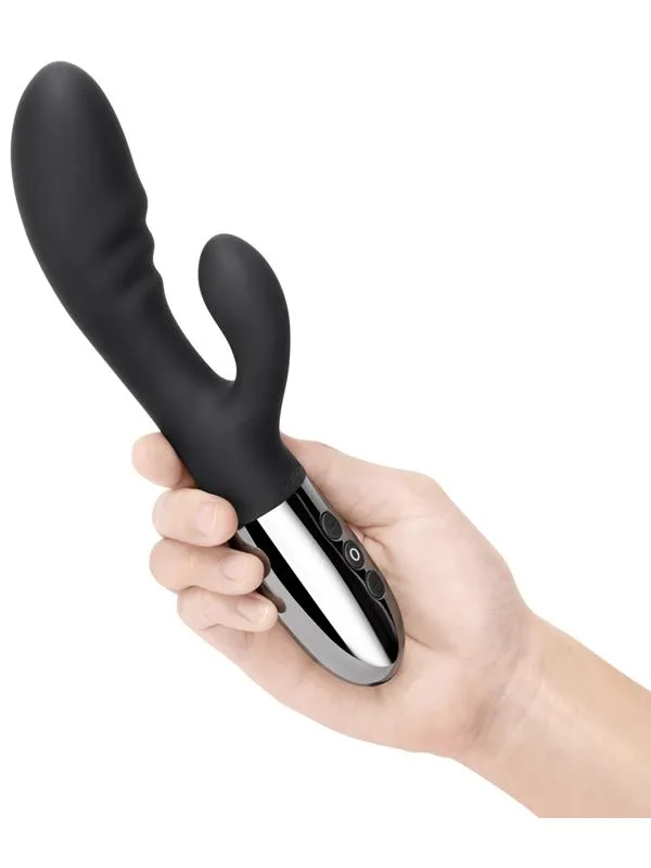 Le Wand Vibrators Le Wand Chrome Blend Black Le Wand Vibrators Le Wand Chrome Blend Black