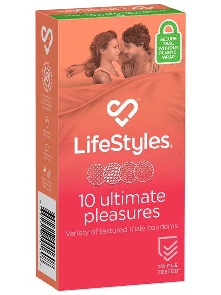 LifeStyles Vibrators LifeStyles ULTIMATE Pleasures 10s Condoms