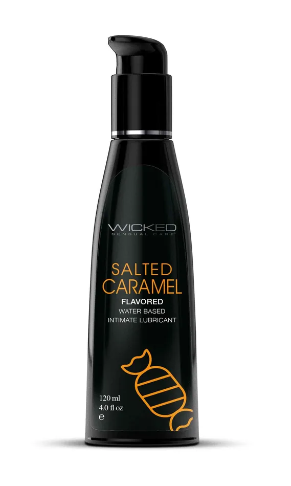 Lubricants Wicked Sensual Care Aqua Salted Caramel Flavored Water Based Intimate Lubricant 4 Fl Oz Lubricants Wicked Sensual Care Aqua Salted Caramel Flavored Water Based Intimate Lubricant 4 Fl Oz