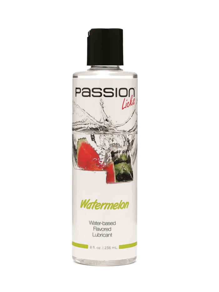 Lubricants XR Brands Passion Lubricant Passsion Licks Watermelon Water Based Flavored Lubricant 8 Fl Oz 236 ml Lubricants XR Brands Passion Lubricant Passsion Licks Watermelon Water Based Flavored Lubricant 8 Fl Oz 236 ml