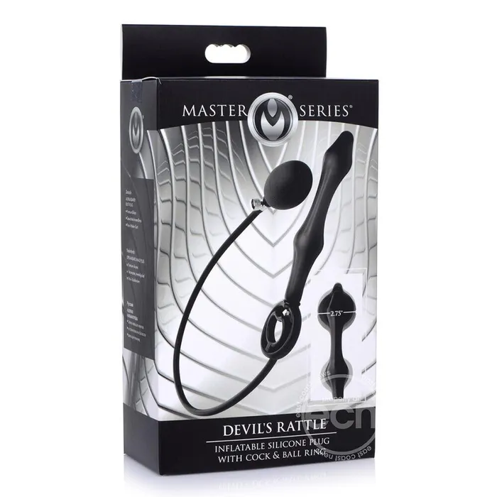 Male Sex Toys Master Series Master Series Devils Rattle Inflatable Anal Plug With Cock Ring Male Sex Toys Master Series Master Series Devils Rattle Inflatable Anal Plug With Cock Ring