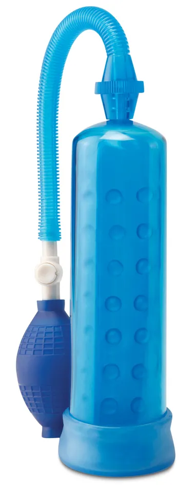Male Sex Toys Pipedream Pump Worx Silicone Power Pump Blue