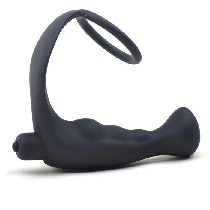Male Sex Toys Various Toy Brands Black Silicone Anal Plug Vibrator with Cock Ring Male Sex Toys Various Toy Brands Black Silicone Anal Plug Vibrator with Cock Ring