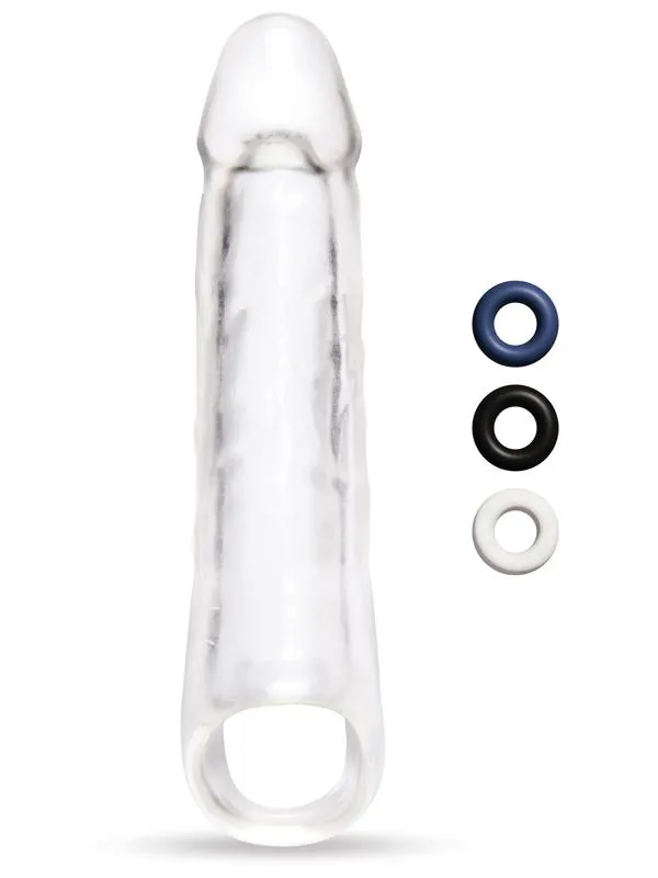 Male Sex Toys Xgen Products Size Up 3 in Clear View Penis Extender With Ball Loop Extra Girthy Male Sex Toys Xgen Products Size Up 3 in Clear View Penis Extender With Ball Loop Extra Girthy