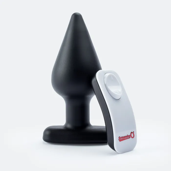 My Secret Remote Vibrating XL Plug Black Each Screaming O Anal