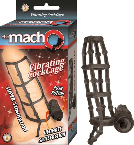 Nasstoys Anal The Macho Vibrating Cockcage Black