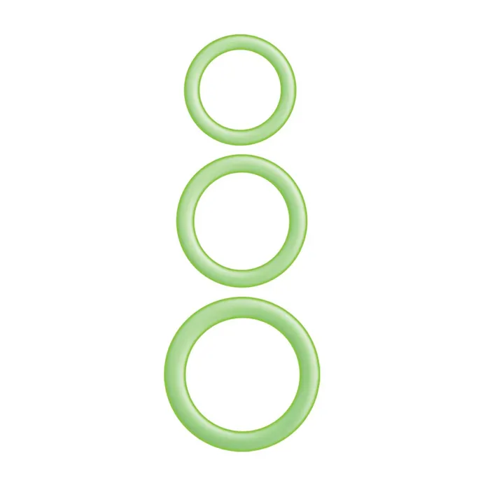 Nasstoys Vibrators Enhancer Green Glow Rings